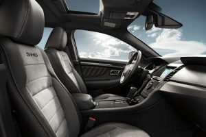 front interior of a 2018 Ford Taurus SHO