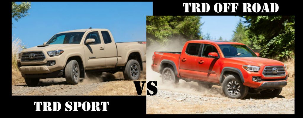 Toyota Tacoma TRD Sport vs Toyota Tacoma TRD Off Road_o 1024x400