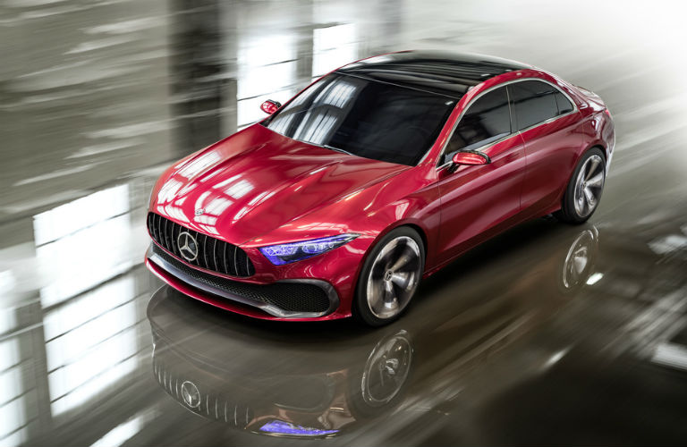 What does the Mercedes-Benz Concept A Sedan look like?