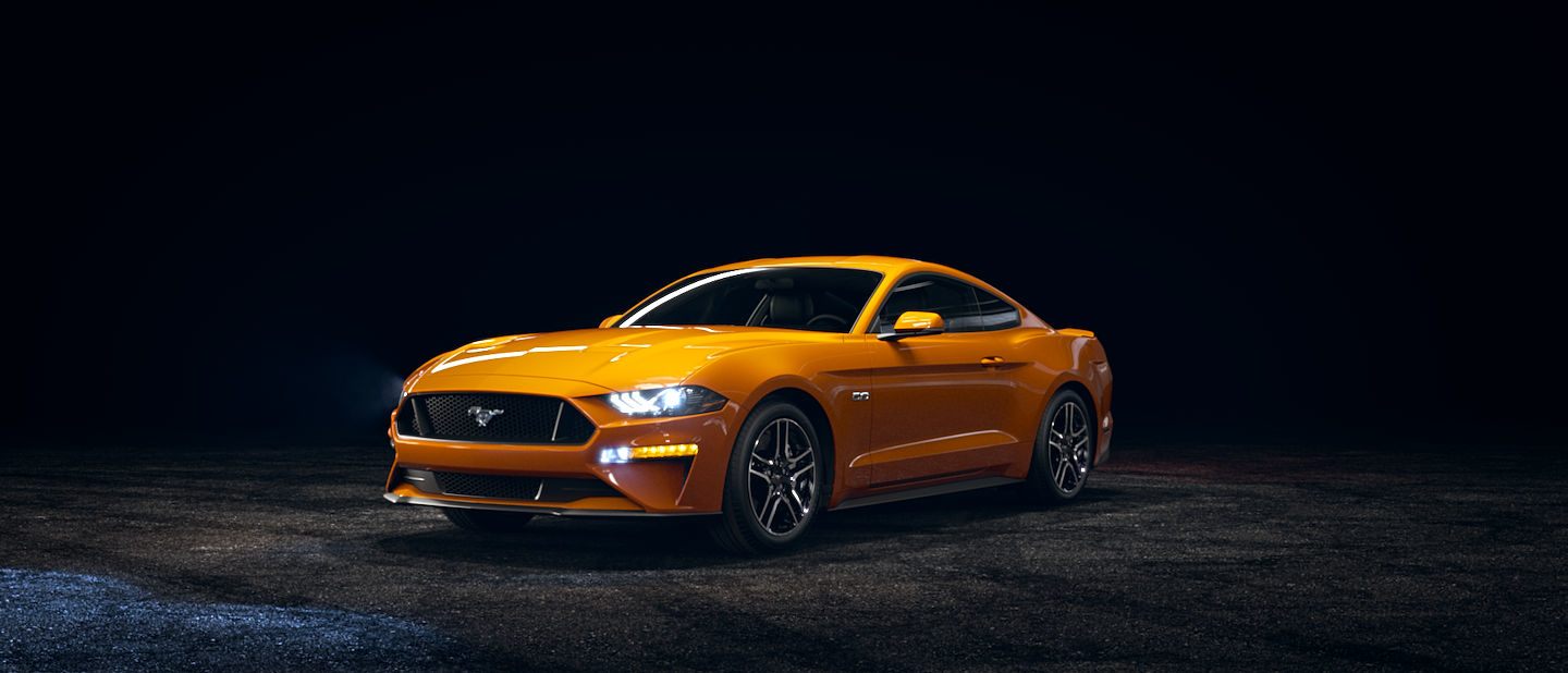 2019 Ford Mustang Orange Fury Exterior Color