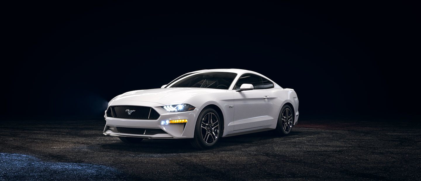 2019 Ford Mustang Oxford White Exterior Color