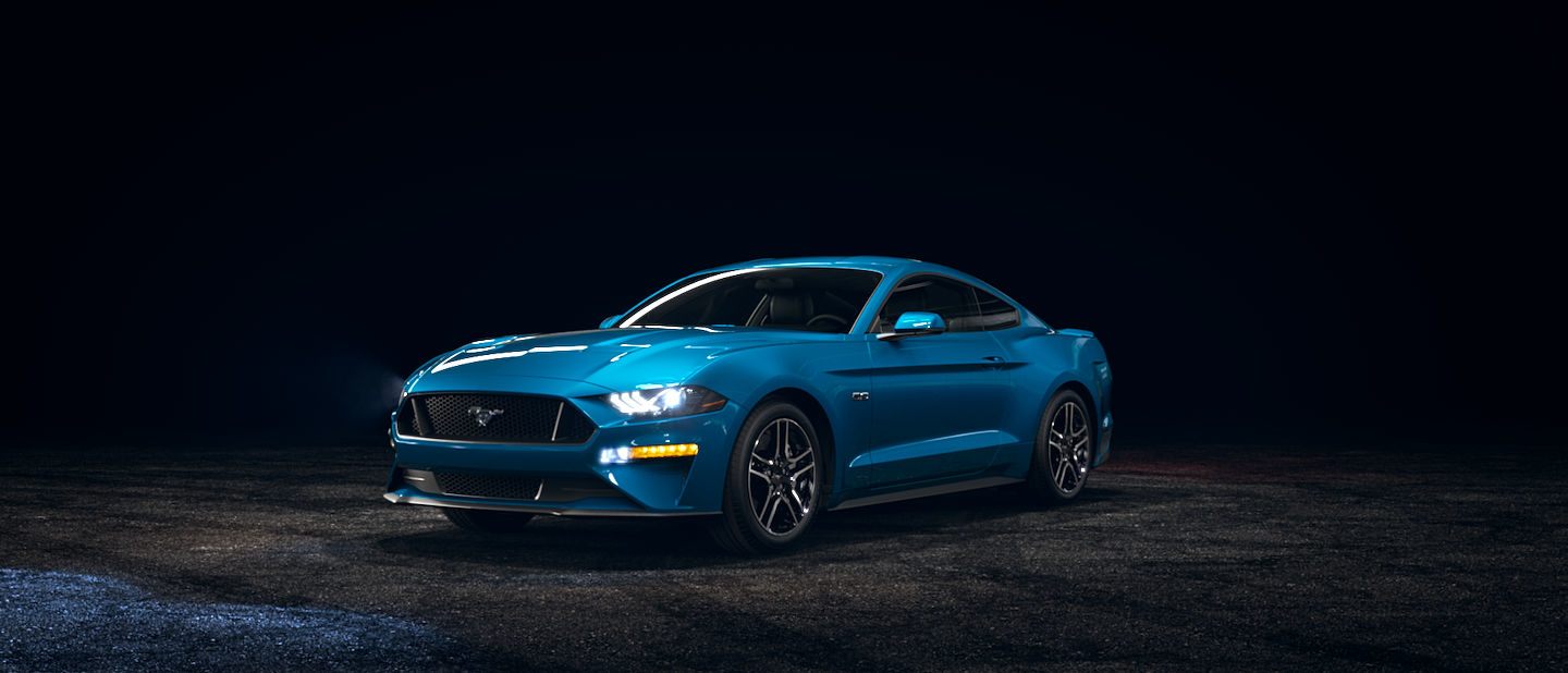 2019 Ford Mustang Velocity Blue Exterior Color