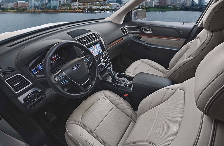 2019 Ford Explorer Front Seats and Dashboard