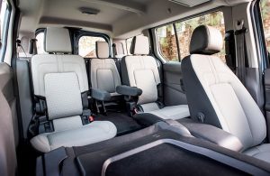 2019 Ford Transit Connect Passenger Wagon Six-Passenger Seat Layout