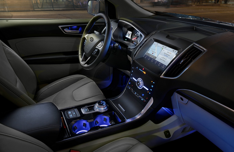 2020 Ford Edge dashboard and steering wheel
