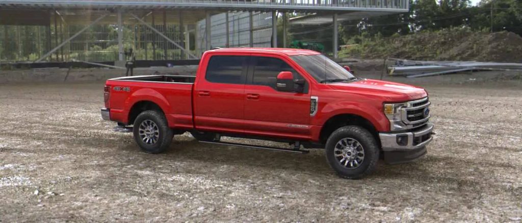 2020 Ford Super Duty in Race Red