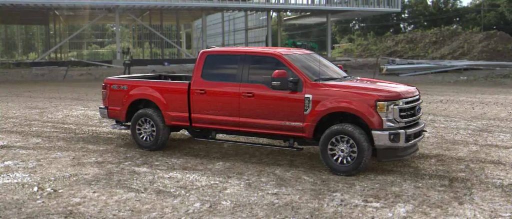 2020 Ford Super Duty in Rapid Red