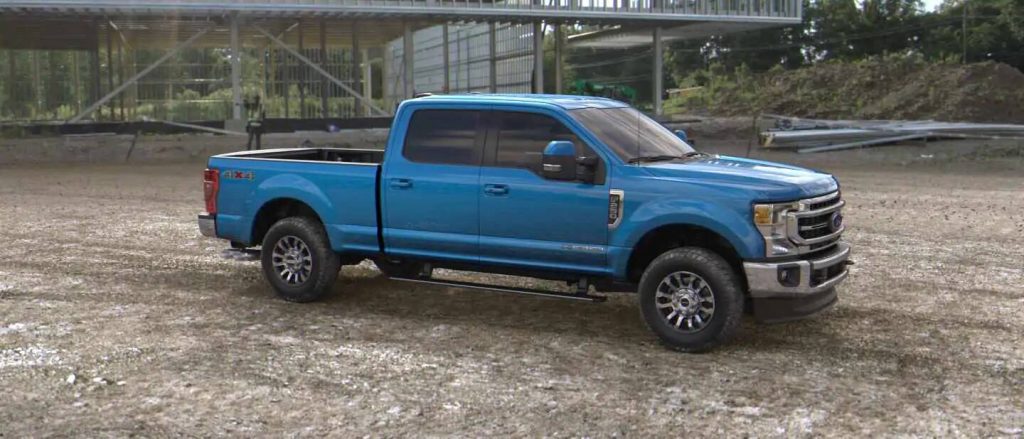 2020 Ford Super Duty in Velocity Blue