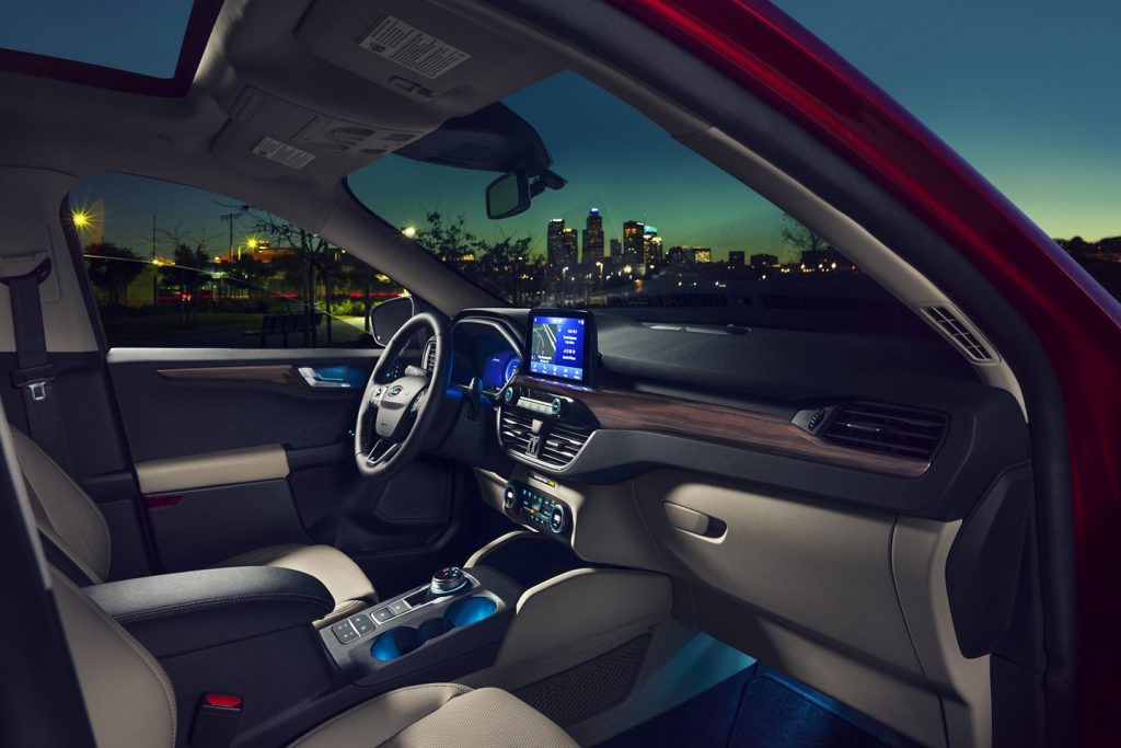 2020 Ford Escape interior front seats