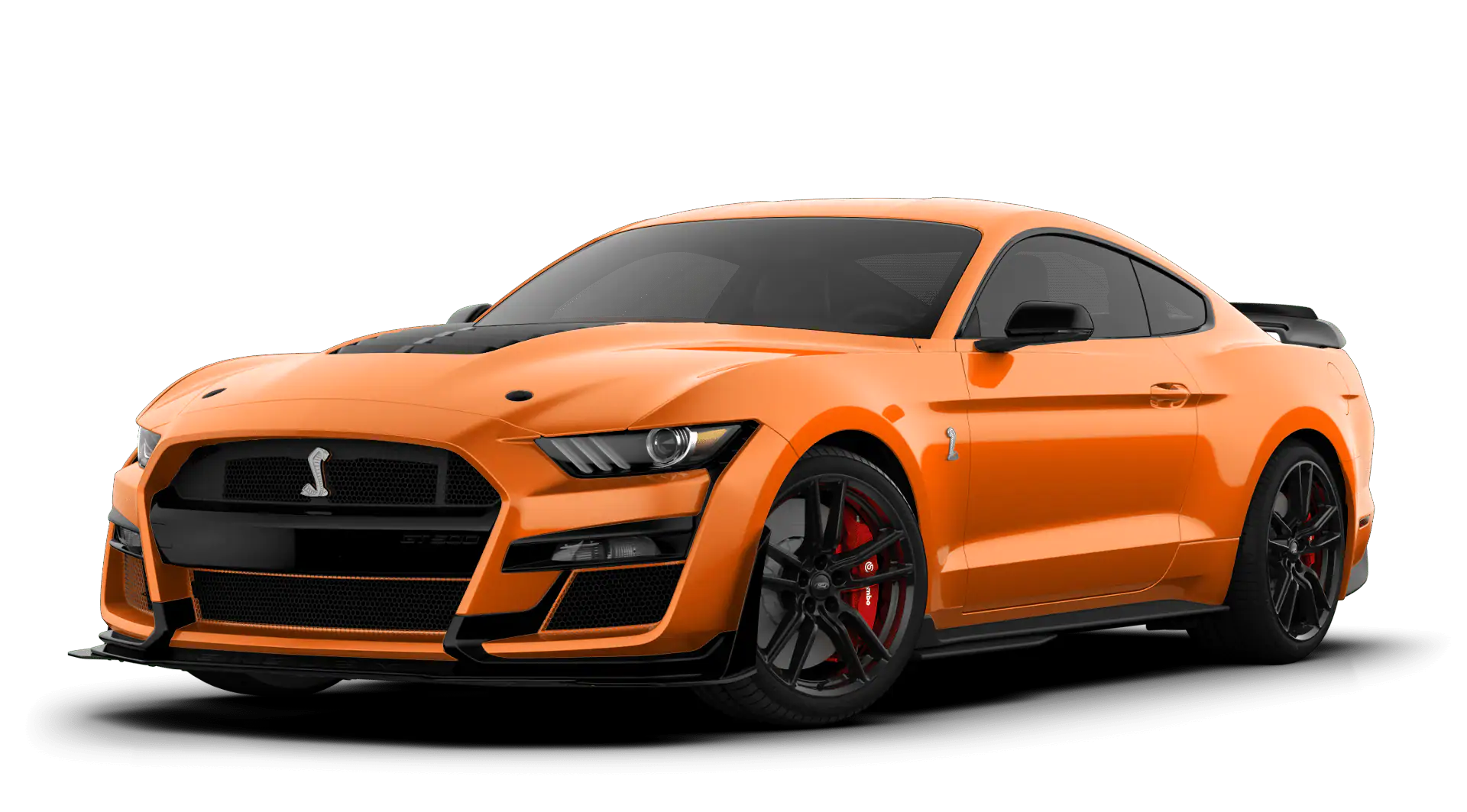 2020 Ford Mustang Shelby GT500 twister orange