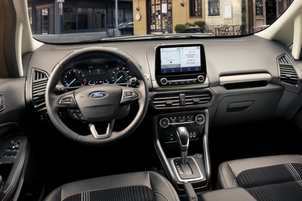 2020 Ford EcoSport 8-inch touchscreen
