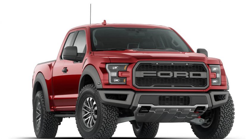 2020 Ford F-150 Raptor in Rapid Red