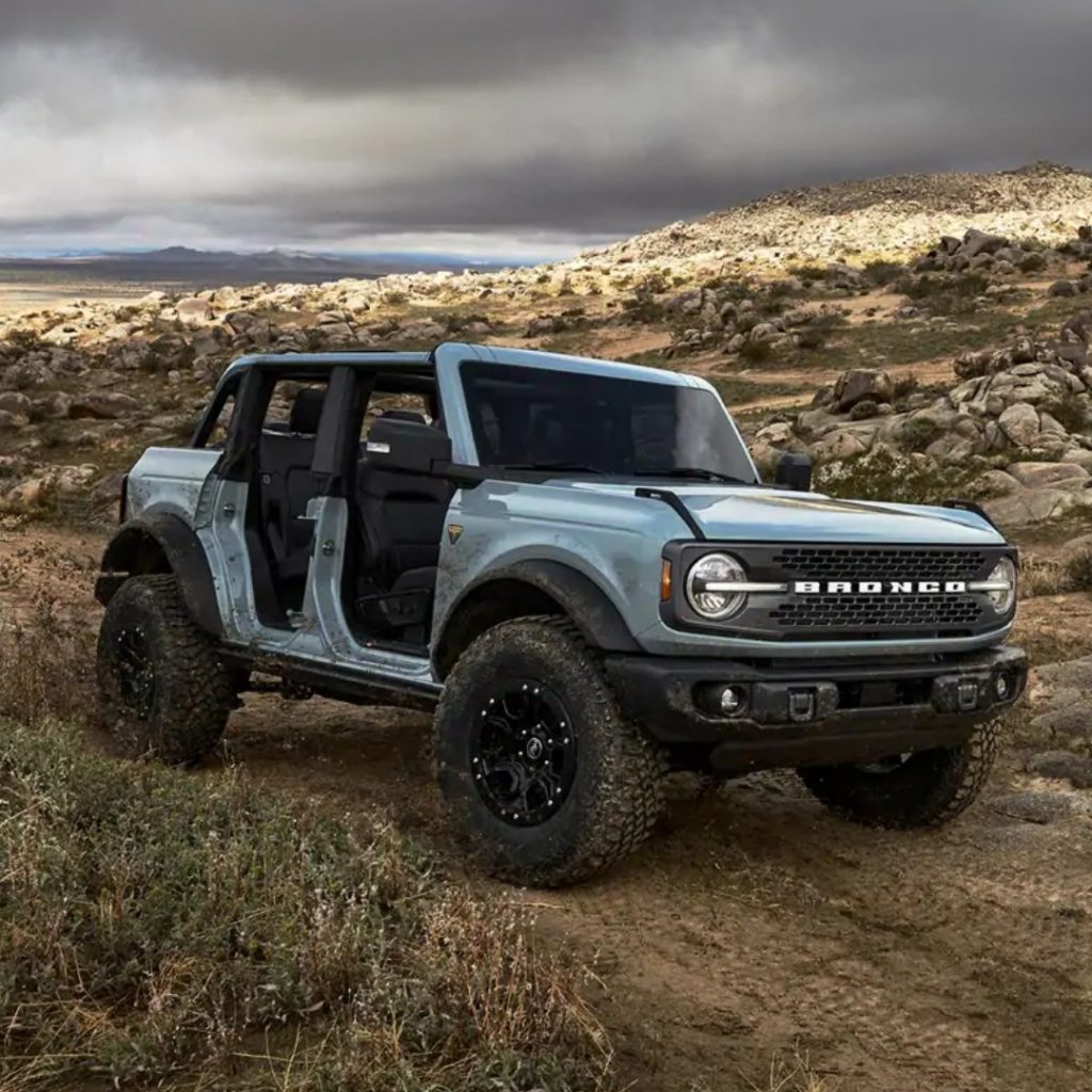 2021 Ford Bronco four-door in desert