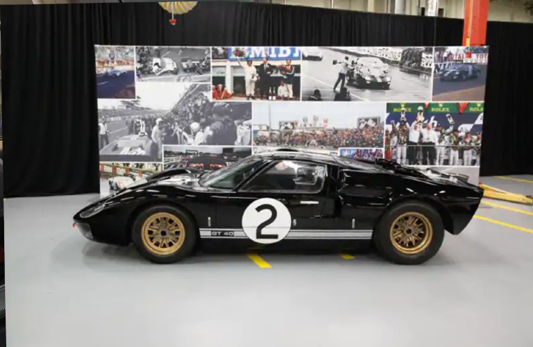 Ford GT40 in showroom