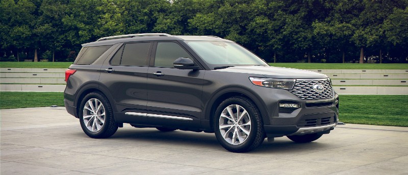 2021 Ford Explorer in Carbonized Gray exterior color