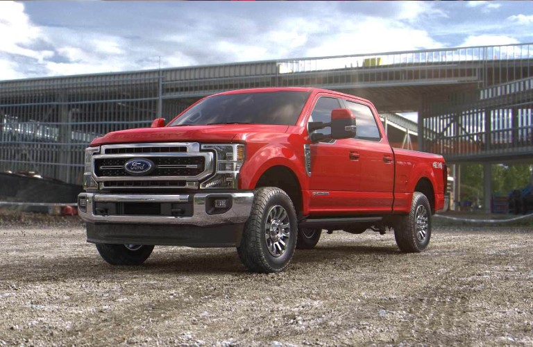 2021 Ford Super Duty in Race Red