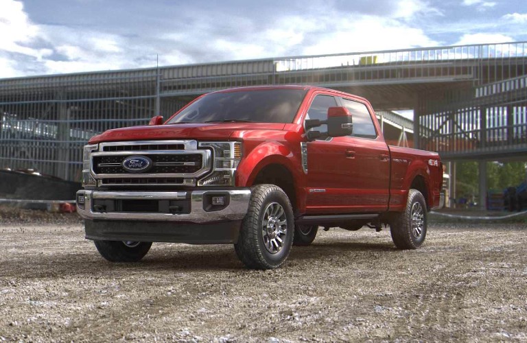 2021 Ford Super Duty in Rapid Red Metallic