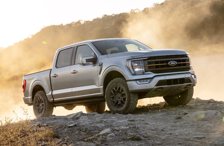 2021 Ford F-150 Tremor on rocky hill