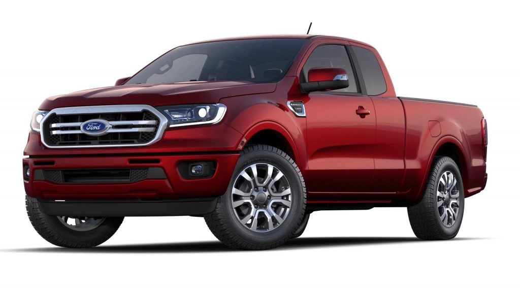 2021 Ford Ranger in Rapid Red