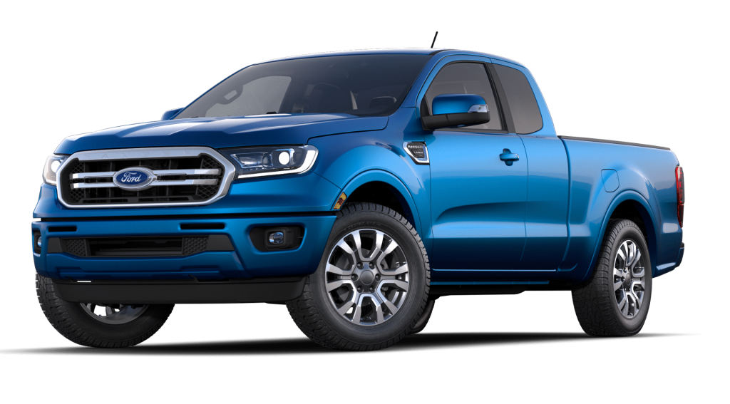 2021 Ford Ranger in Velocity Blue