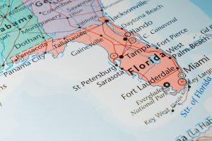 Map of the State of Florida