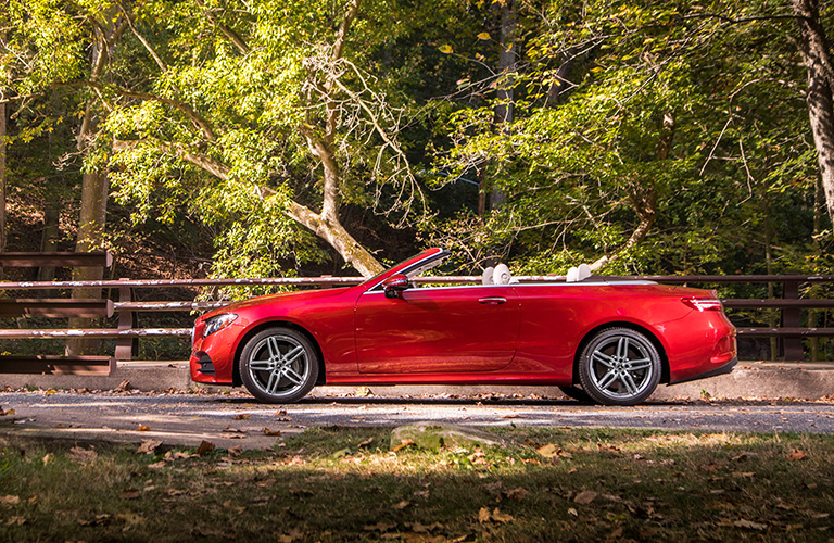 2018 Mercedes-Benz E Class Cabriolet in red