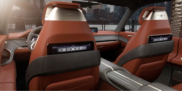 2021 Genesis GV80 Rear Seat Interior