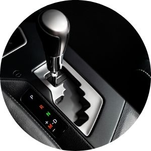Automatic Transmission Shifter on Center Console