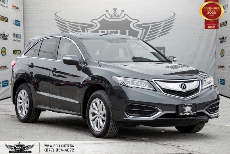 Exterior view of a black 2016 Acura RDX in the Bell Auto Inc showroom