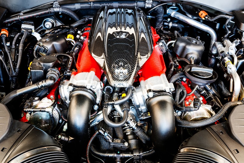 Twin-Turbo V8 engine in Maserati Levante
