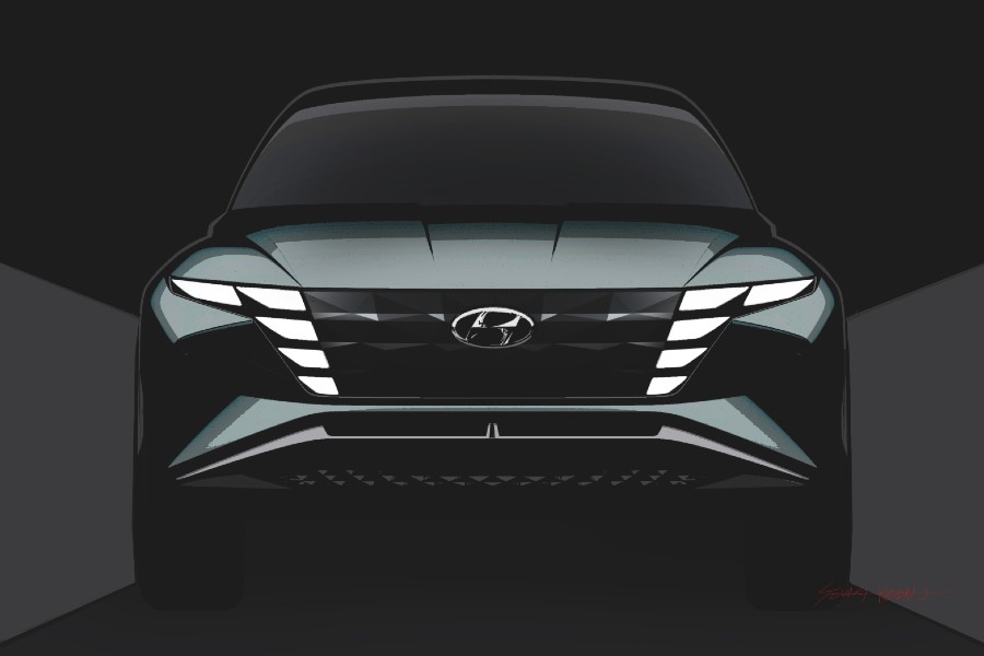 Front angle of the Hyundai Vision T concept