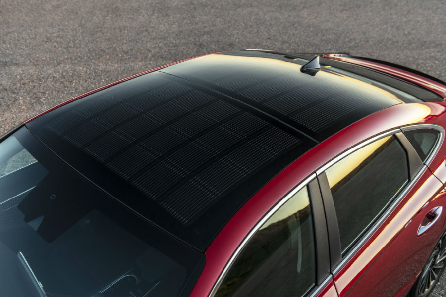 2020 Hyundai Sonata Hybrid Exterior Solar Roof System