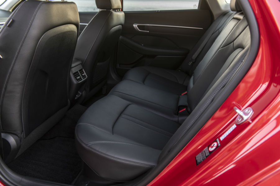 2020 Hyundai Sonata Hybrid Interior Cabin Rear Seating