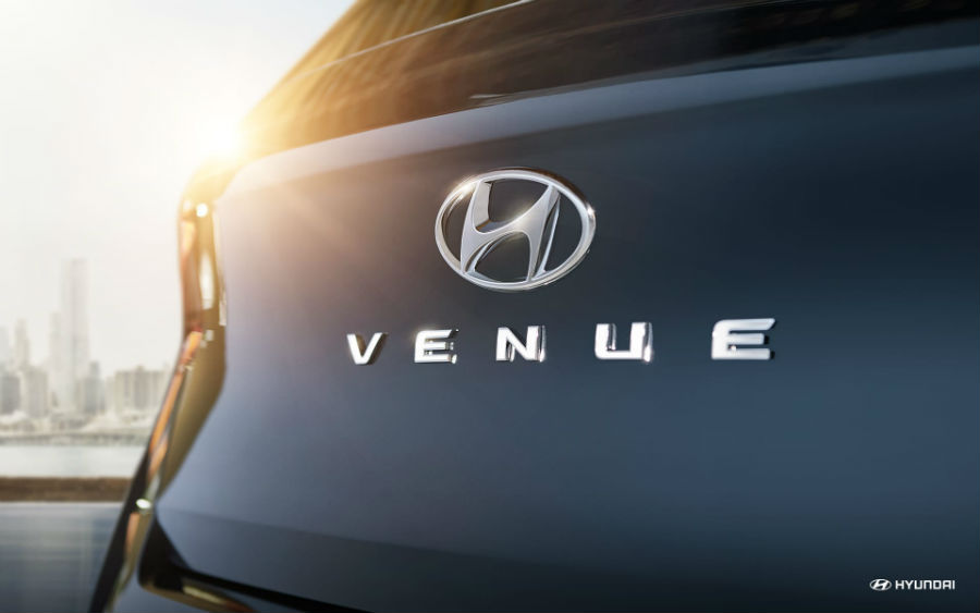 2020 Hyundai Venue Denim Exterior Rear Fascia