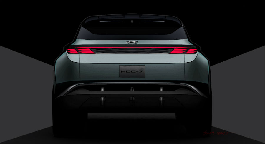 2020 Hyundai Vision T Concept Exterior Rear Fascia