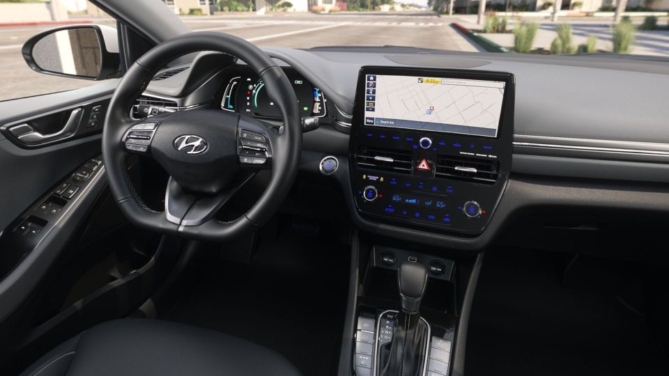 2020 Hyundai Ioniq Hybrid Interior Cabin Dashboard in Gray