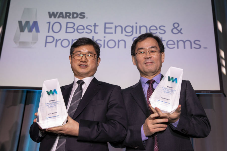 Hyundai Awarded Two Wards 10 Best Engines Propulsion Systems Honors