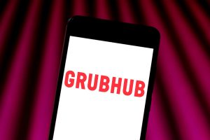 GrubHub App on Smartphone