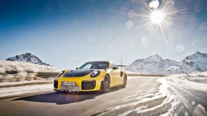 2018 Porsche 911 GT2 RS on the road