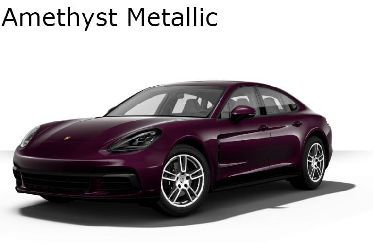 2018 Porsche Panamera in Amethyst Metallic