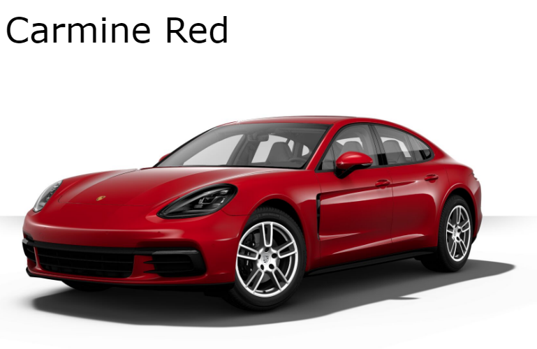 2018 Porsche Panamera in Carmine Red