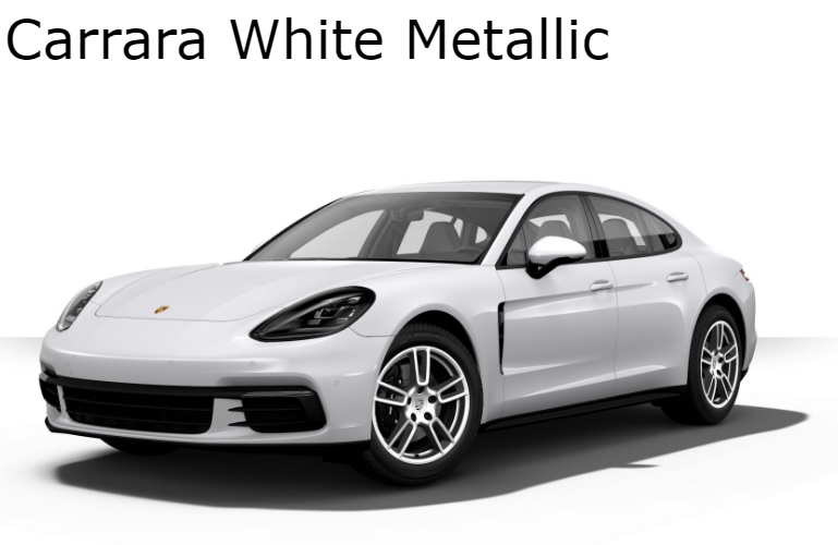 2018 Porsche Panamera in Carrara White Metallic