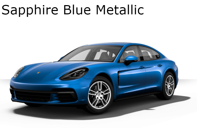 2018 Porsche Panamera in Sapphire Blue Metallic