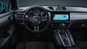 2018 Porsche Macan front interior designed for new model