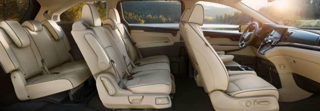 Cutaway View of a 2021 Honda Odyssey Interior