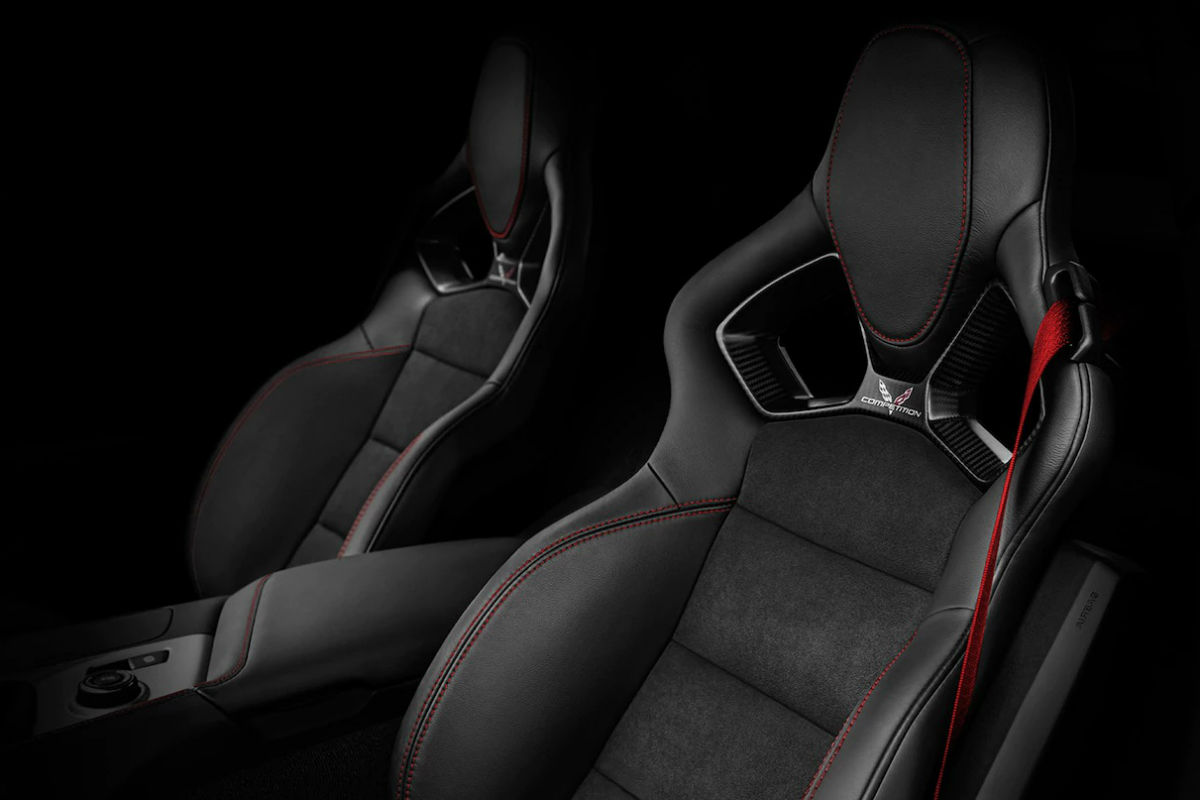 Sport seats of the 2019 Chevy Corvette