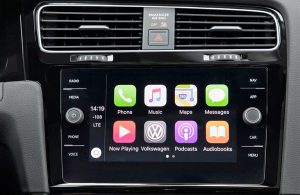 touchscreen in the 2018 VW Golf