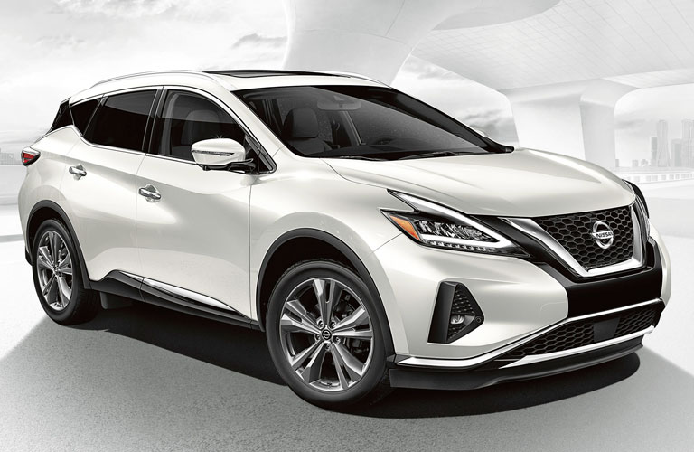2020 Nissan Murano parked with a white background