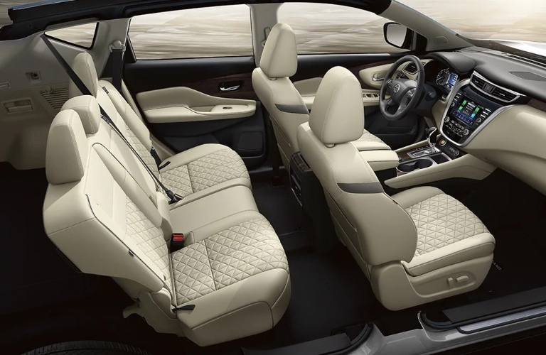 2021 Nissan Murano front and back seats