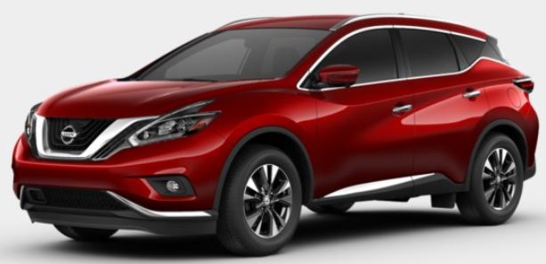  Opciones de color del Nissan Murano 2018